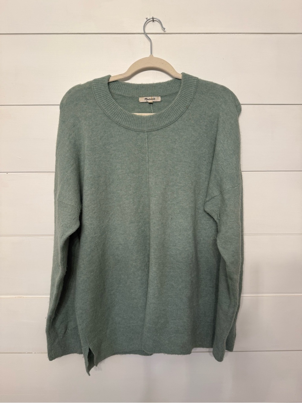 Madewell Sage Green Crewneck Sweater